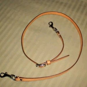 COACH Adjustable leather strap